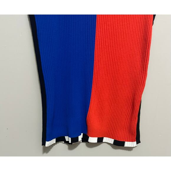 Christopher John Rogers Color Block Ribbed Tank Top Size Large - Picture 2 of 8